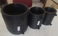 Electrofusion Coupler - Hdpe, 110 Mm Size, Black Color | Socket Joint Connection, Strong Joints For Gas, Water, Wastewater, Irrigation & Mining Applications