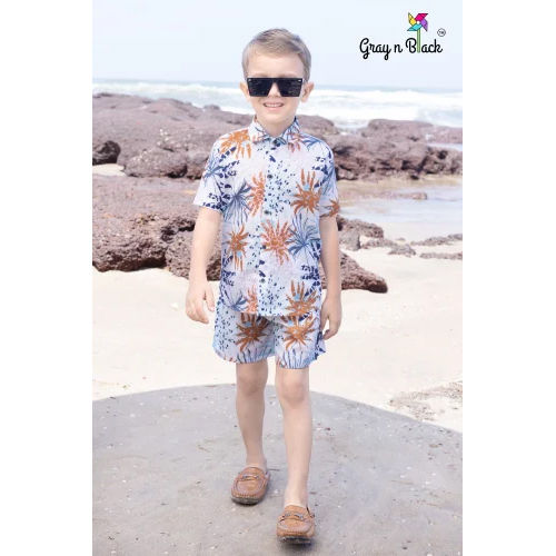 Kids Printed Coord Set - Age Group: 2-4 Years