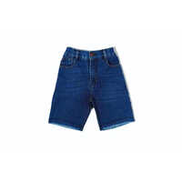 Blue Kids Denim Shorts - High-quality Denim, Age 5 To 6 Years, Beautiful Shade Of Blue | Customized Logo, Modern Style, Easy To Maintain