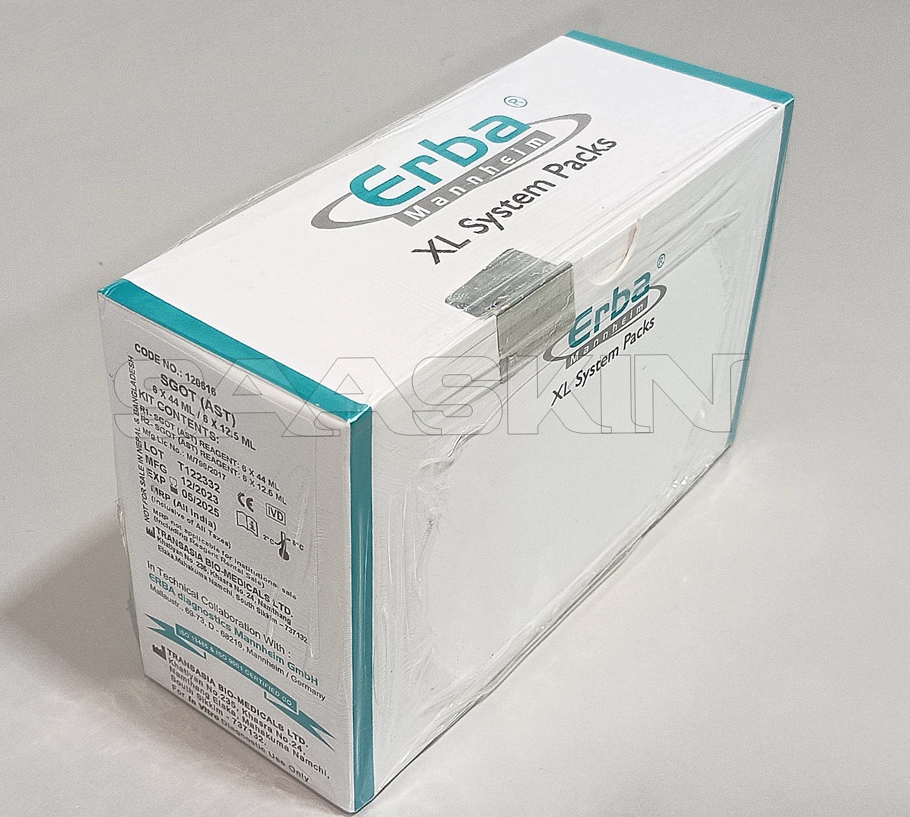 Erba Mannheim System Pack Sgot Kit