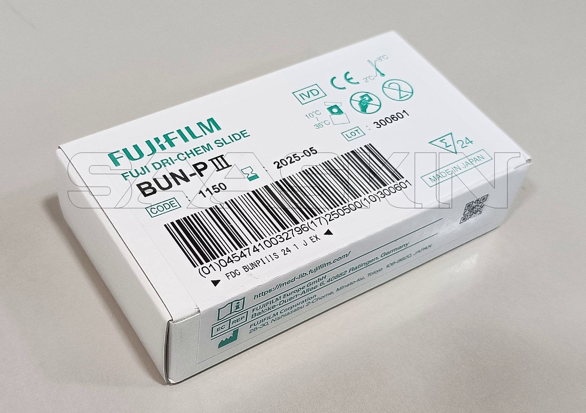 FUJIFILM FUJI DRI-CHEM SLIDE BUN-P III