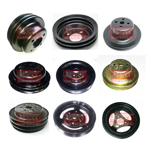 Automotive Water Pump Pulley - Color: Silver