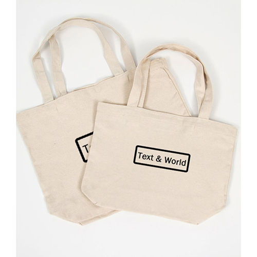 White Custom Canvas Hand Tote Bag - Design: Printed