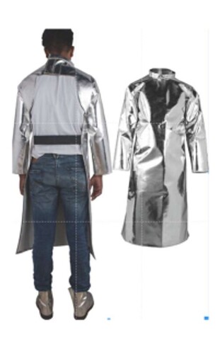 Aluminized Back Open Coat (Foundry Jacket)
