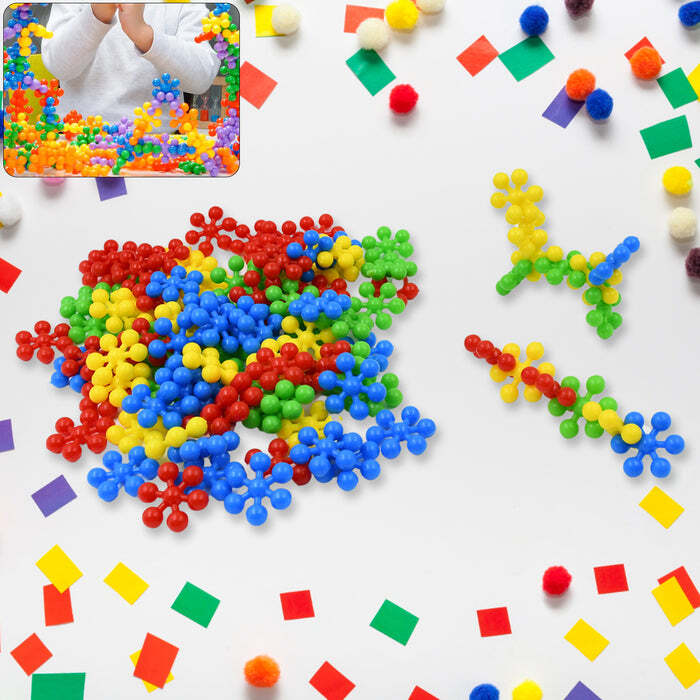 Star Shaped, Star Block Interlocking Blocks Colorful Star Building Blocks