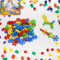 Star Shaped, Star Block Interlocking Blocks Colorful Star Building Blocks