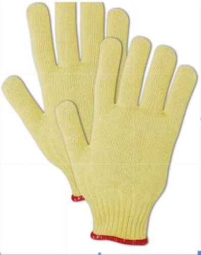 Knitted Hand Gloves - Color: Yellow