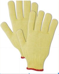 Knitted Hand Gloves - Color: Yellow