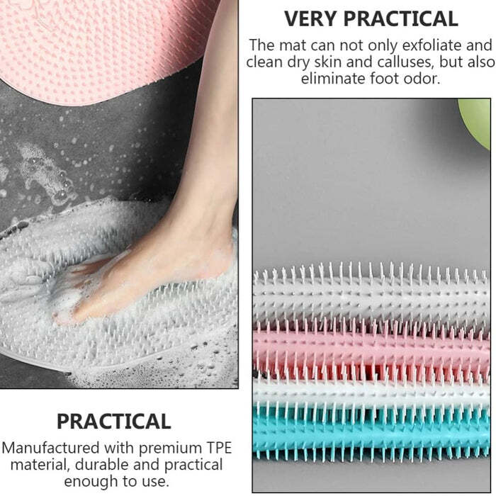 Silicone Bath Massage Cushion with Suction Cup