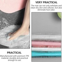 Silicone Bath Massage Cushion with Suction Cup