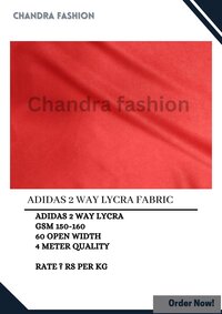 Adidas 2 Way Lycra Fabric