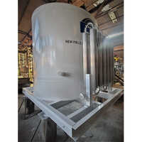 Pallet Mounted Cryogenic Storage Tank - Color: White