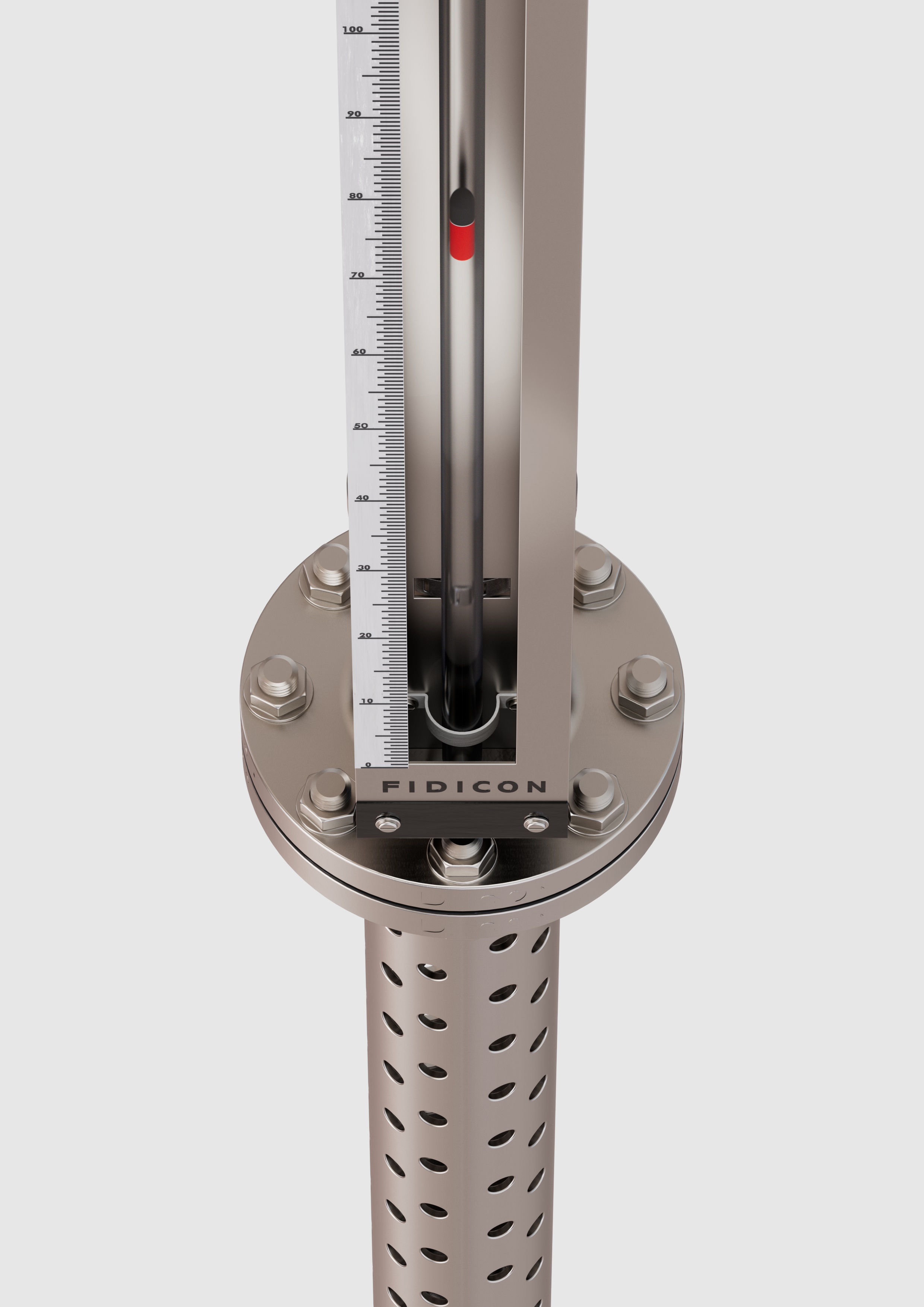 Top Mounted Magnetic Level Indicator - Accuracy: 1 Psi