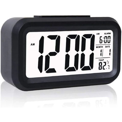 Digital Display Clock - Color: Black