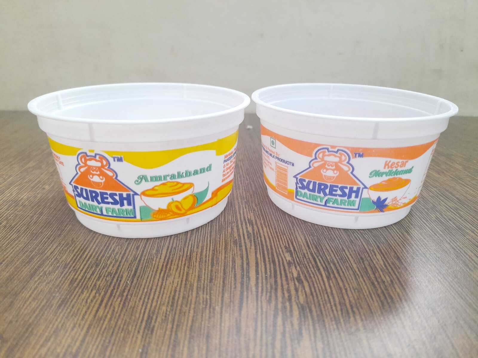95dia 250 Gram Shrikhand Packaging Cup - Material: Pp