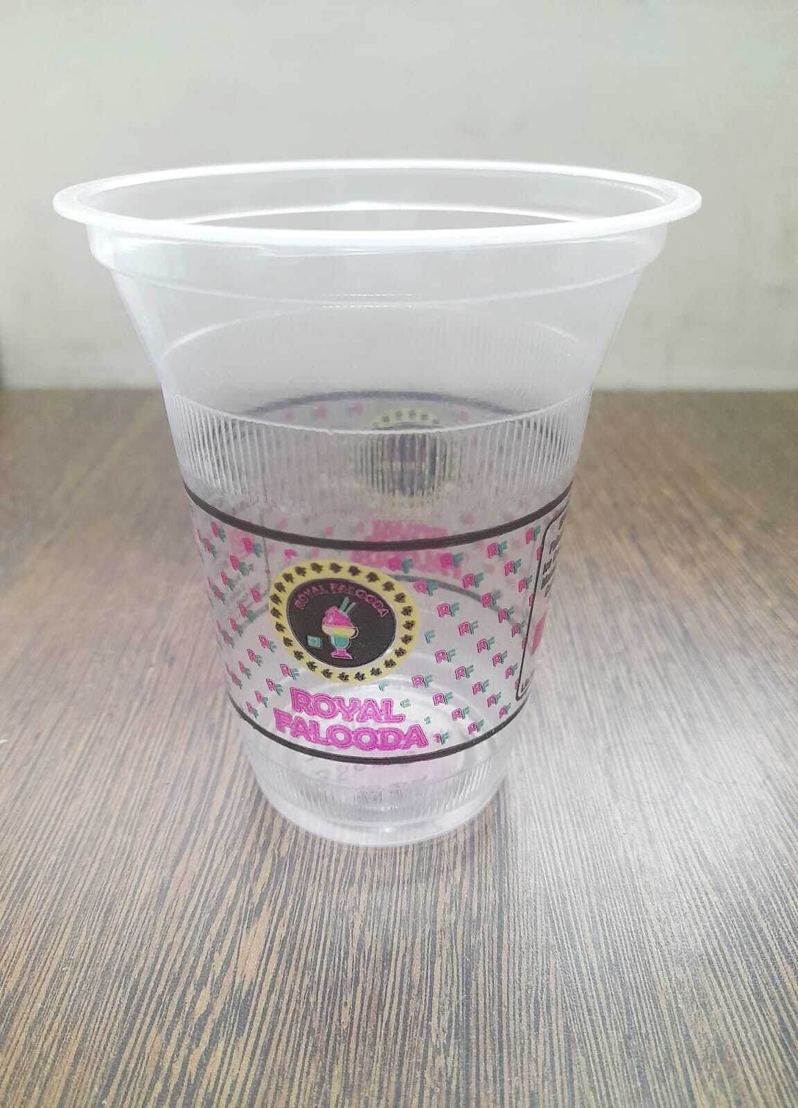 95dia 350 ml Transparent plastic shake Glass