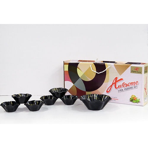 Awesom 7 Pcs Pudding Set - Color: Black