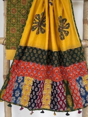 Ajrakh Print Dupatta - Ethnic Region: Indian