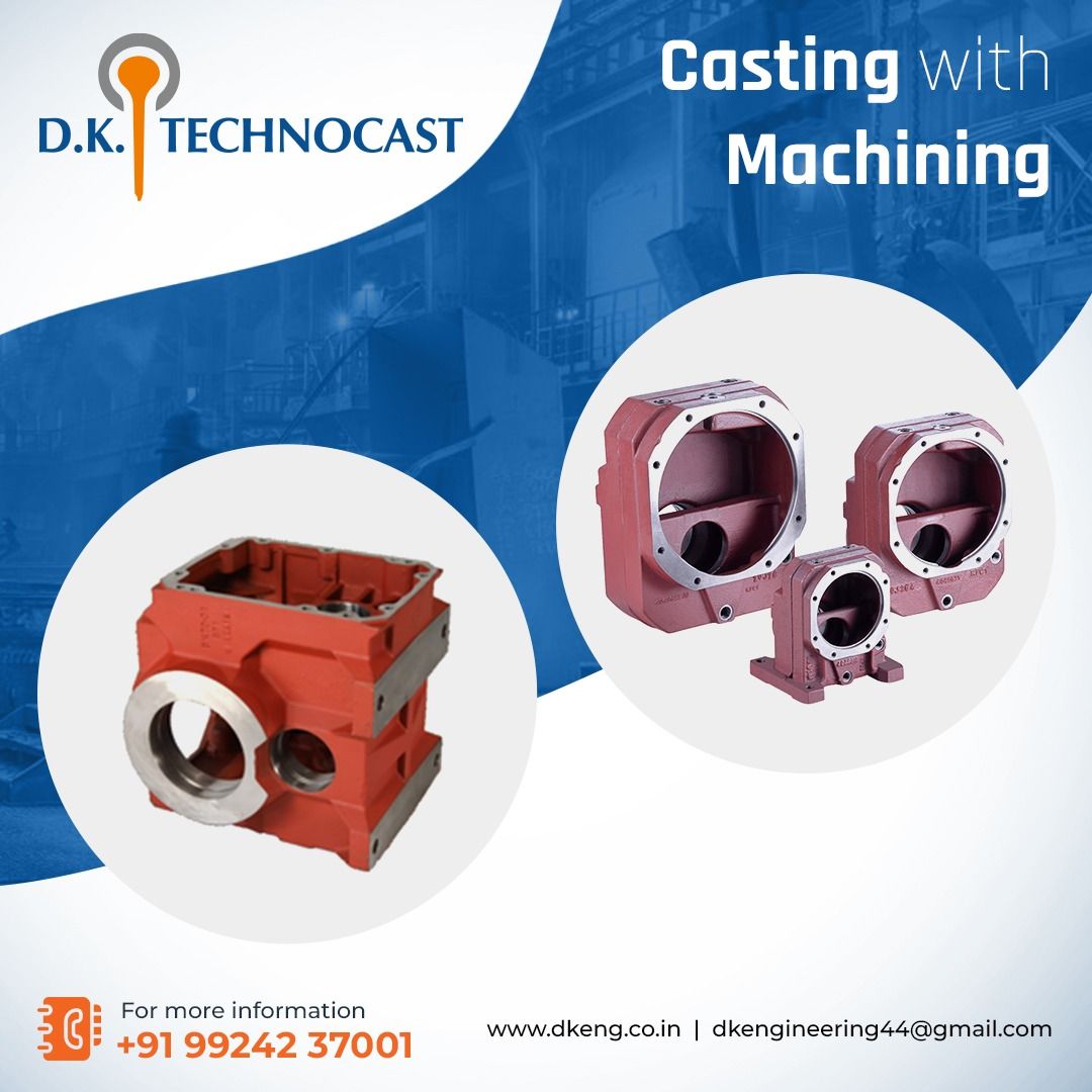 Hmc Vmc Casting With Machining Gear Box Housing - Height: 1