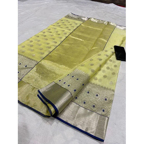 Traditional Chanderi Katan Organza Silk Saree