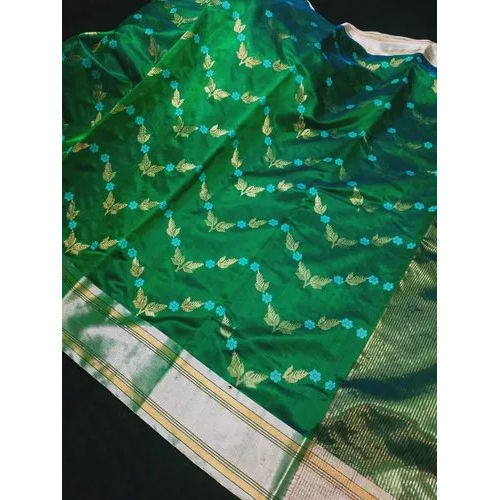 Green Samantha Pattu Silk Saree - Occasion: Party Wear