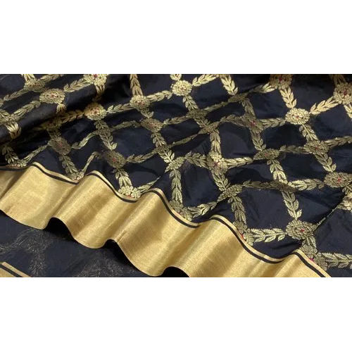 Pure Pattu Silk Chanderi Saree