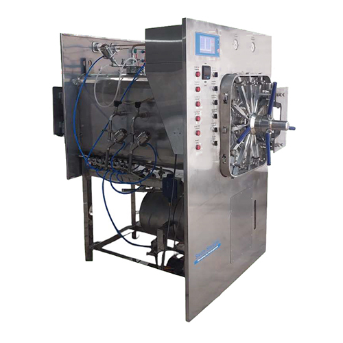 Double Door Rectangular Steam Sterilizer - Color: Silver