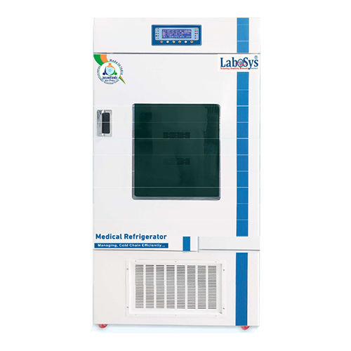 Single Door Blood Bank Refrigerator - Color: White & Blue