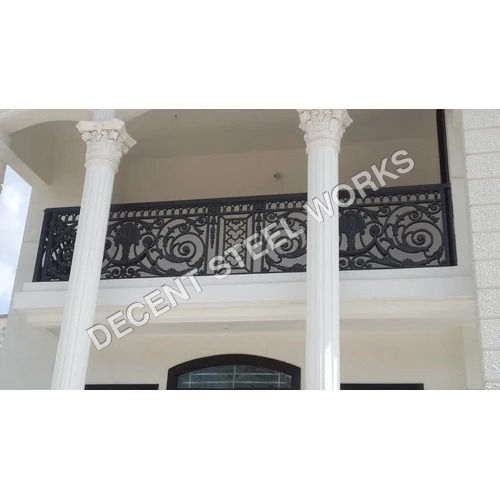 Cast Iron Bungalow Balcony Railing - Color: Different Available