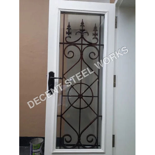 Ornamental Curved Pattern Wrought Iron Window Grills - Feature: Rodent Proof