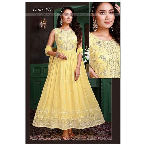 Ladies Gown - Color: Yellow