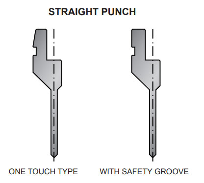 Sash & Straight Bending Punch - Color: Gray