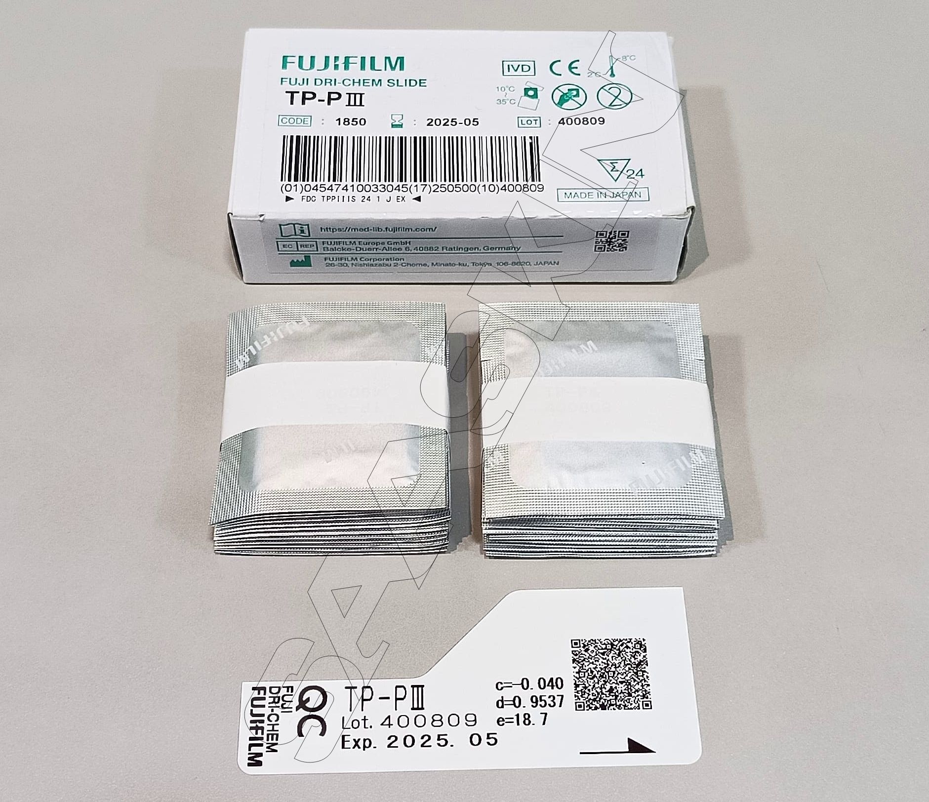 FUJIFILM FUJI DRI-CHEM SLIDE TP-P III