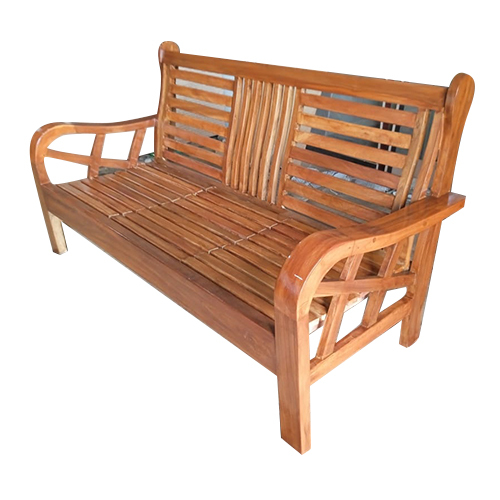 3 Seater Wooden Sofa
