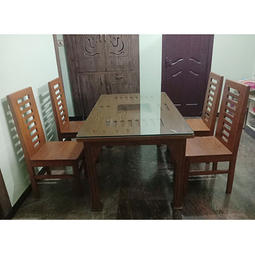 4 Seater Dining Table Set - Color: Different Available