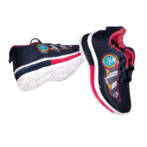 Jaadu 31 Blue Red Color Kids Sports Shoes - Color: Black