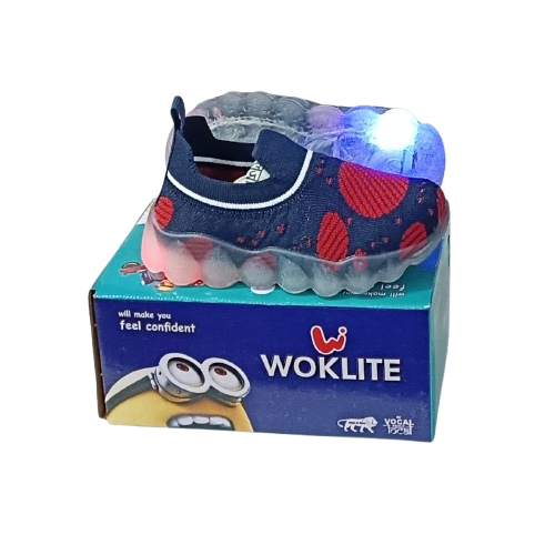Panda Navy Blue Or Red Color Baby Sports Shoes - Insole Material: Pvc