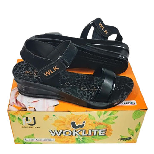 Ladies Jalpari 1 Black Color Sandal