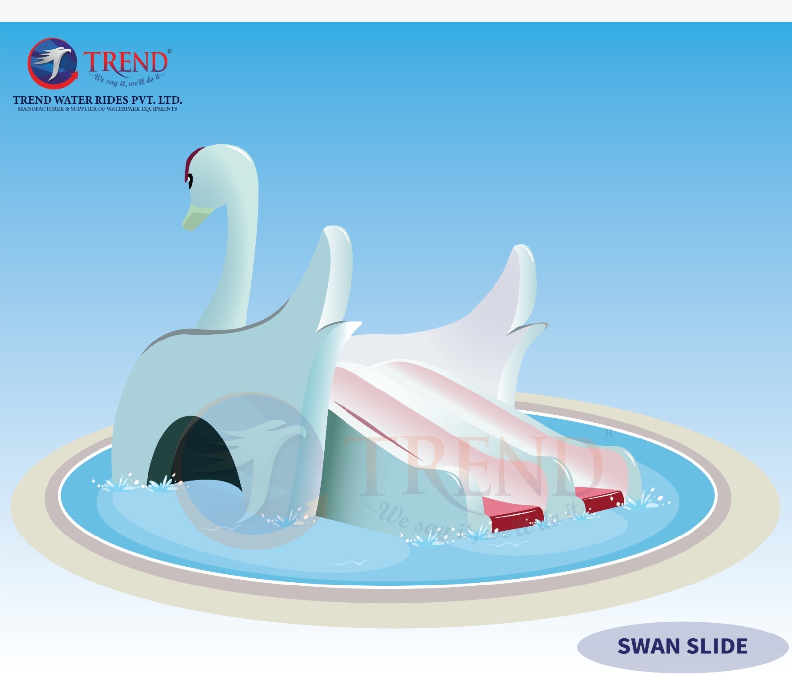 Swan watar slide