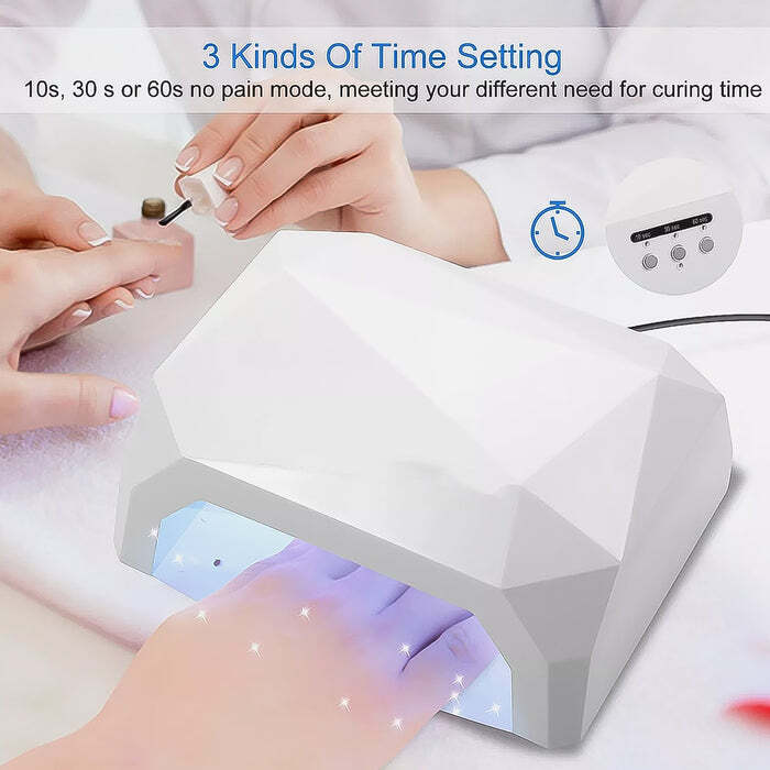 18W LED UV Lamp Nail Dryer Gel Nail Lamp Nail Polish Curing Lamp