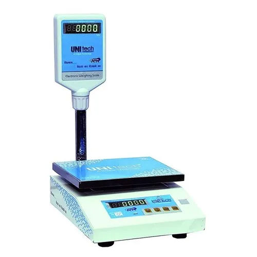 Unitech Electronic Weight Scales Machine - Material: Steel