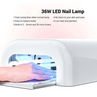 UV Glue Nail Curing Lamp 4 Tubes 36w Fast Curing Lamp