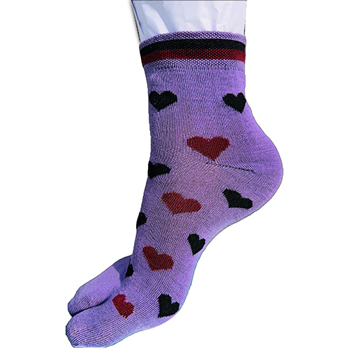 Ladies Non Terry Ankle Socks