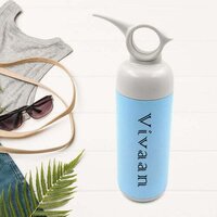 Stainless Steel Water Bottle - 500 Ml | Leak Proof, Rust Proof, Easy To Carry With Handle, Bpa Free For Hot & Cold Drinks