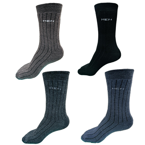 Men Terry Full Length Socks - Terry Cotton Material , Printed Design for Ultimate Comfort and Style