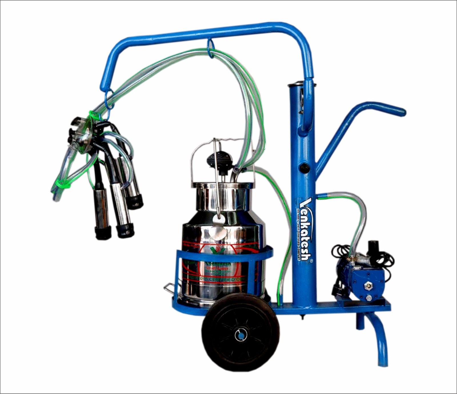Trolley Milking Machine - Material: Stainless Steel