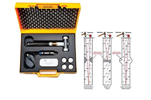 Pile Echo Tester concrete