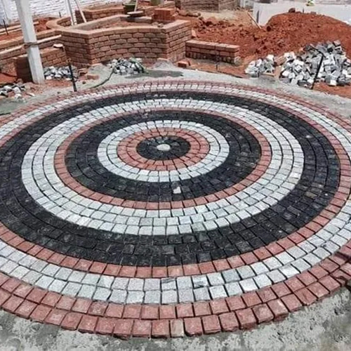 आउटडोर ग्रेनाइट कोब्ल स्टोन