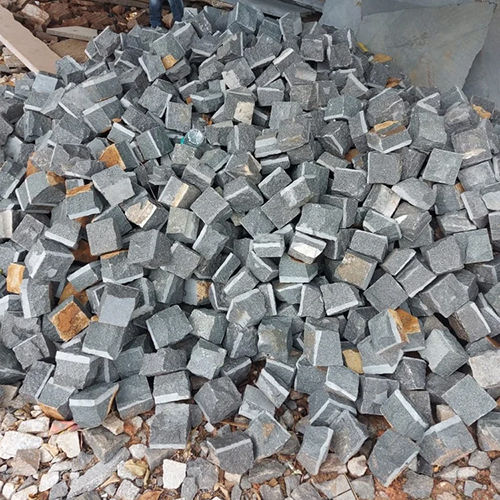 Grey And White Granite Cobble Stone - Artificial Stone Type: Solid Surface