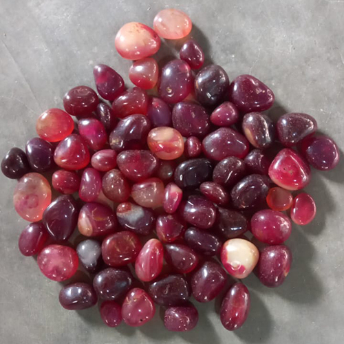 Dark Red Pebble Stone